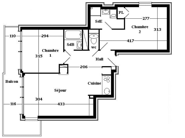 Appartement La Clusaz, 3 pièces, 6 personnes - La Clusaz