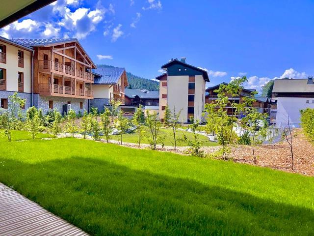 Luxueux Appartement au Centre des Gets avec Jardin, Proche Pistes, 3 Chambres, Wi-Fi, Parking FR-1-6 - Les Gets