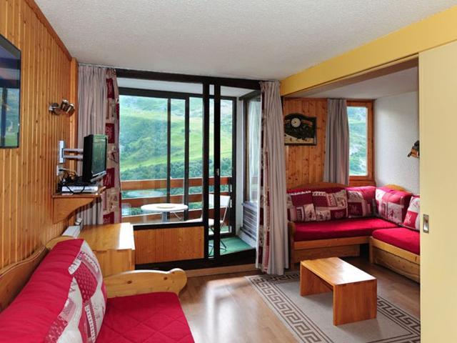 Studio divisible moderne, pied des pistes - 4 pers, Wifi, animaux admis FR-1-574-10 - Les Menuires Croisette