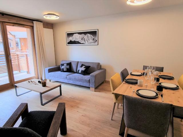 Appartement 6 pers avec terrasse au cœur du village, résidence neuve avec sauna et parking FR-1-598-141 - Les Gets