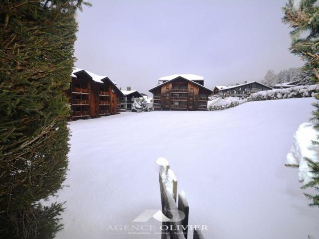 Charmant T2 avec mezzanine près des pistes et du centre des Gets - 5 pers., balcon, parking, wifi FR - Les Gets