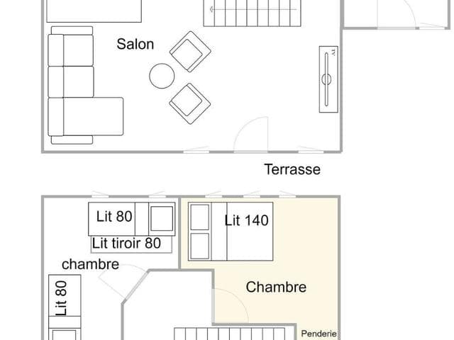 Chalet cosy 2 étoiles aux Saisies, 3 pièces, animaux bienvenus, parking à proximité FR-1-594-310 - Les Saisies