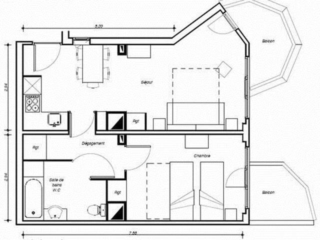 Appartement confortable 2 pièces avec balcon, départ skis aux pieds, Wifi inclus FR-1-314-213 - Avoriaz