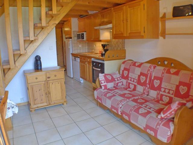 Appartement cosy à Morillon pour 6 pers, balcon, lave-vaisselle, machine à laver FR-1-629-132 - Morillon Village