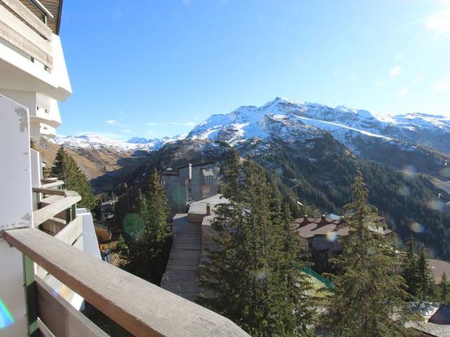 Appartement rénové à Avoriaz - Village des Dromonts, 6 pers, 5 min à pied du centre, Balcon/Terrasse - Avoriaz