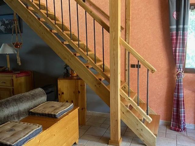 Chalet spacieux 8 pers, 3 chambres, cheminée, Wi-Fi, BBQ FR-1-762-1 - Serre Chevalier 1500 - Monêtier Les Bains