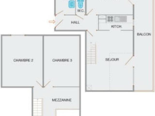 Appartement Le Grand-Bornand, 4 pièces, 6 personnes - Le Grand Bornand