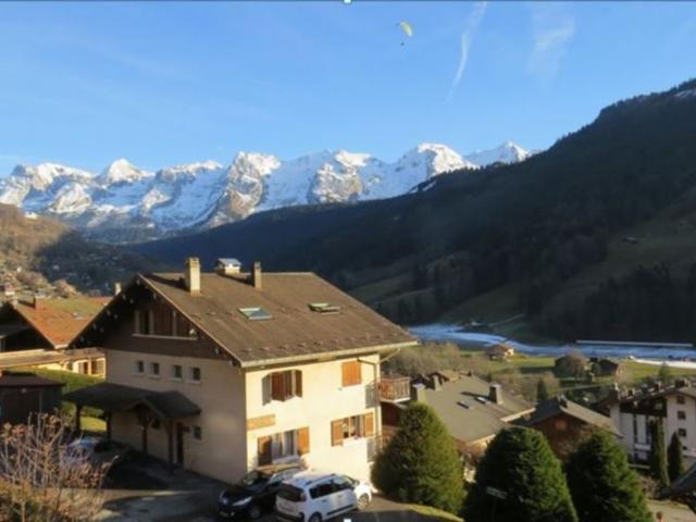 Studio cosy avec balcon au Grand-Bornand, Animaux admis, Parking privé FR-1-467-75 - Le Grand Bornand