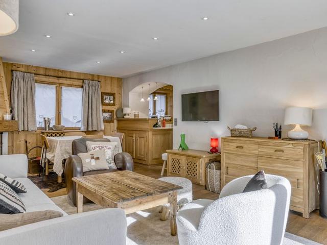 Appartement au cœur de Megève avec terrasse, cheminée, 3 chambres, wifi et linge inclus FR-1-453-311 - Megève