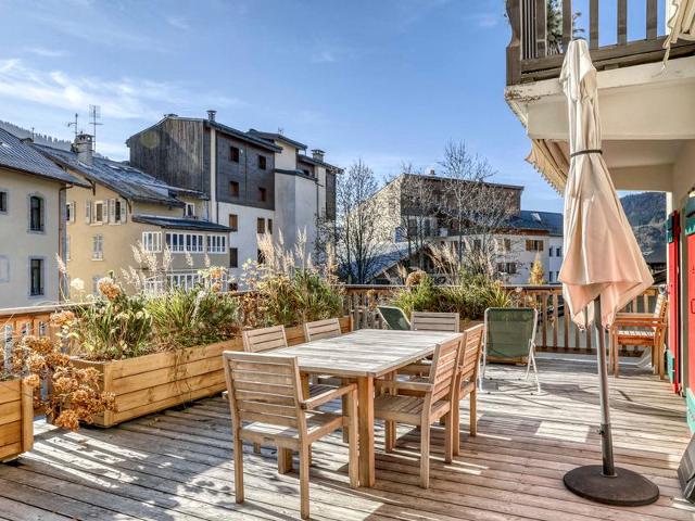 Appartement au cœur de Megève avec terrasse, cheminée, 3 chambres, wifi et linge inclus FR-1-453-311 - Megève