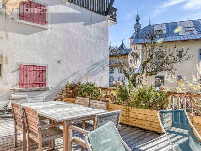 Appartement au cœur de Megève avec terrasse, cheminée, 3 chambres, wifi et linge inclus FR-1-453-311 - Megève