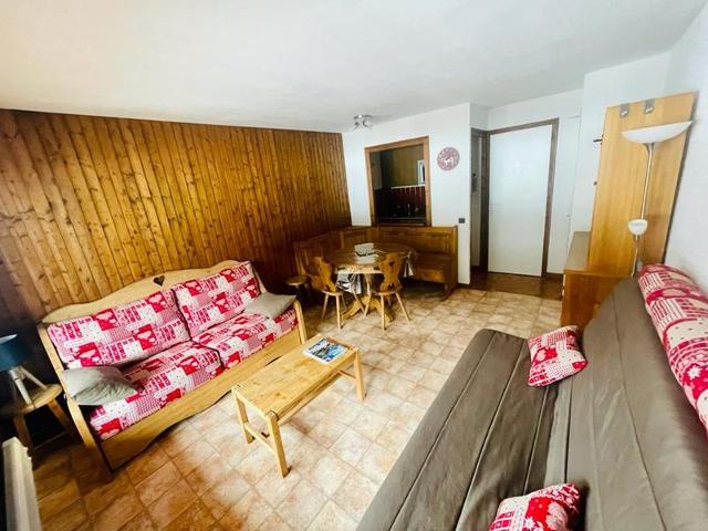 Studio cosy 4 pers. proche centre, balcon, parking privé, 700m pistes ski, navette gratuite FR-1-467-118 - Le Grand Bornand