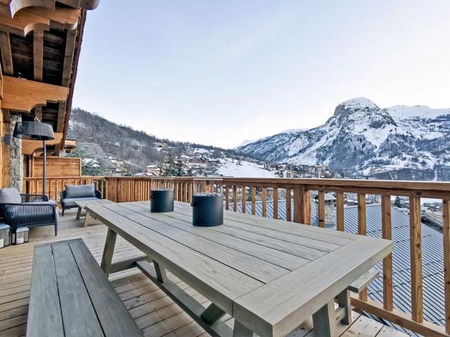 Chalet luxueux avec piscine intérieure et sauna - 5 chambres, 12 pers., proche commerces et pistes F - Saint Martin de Belleville