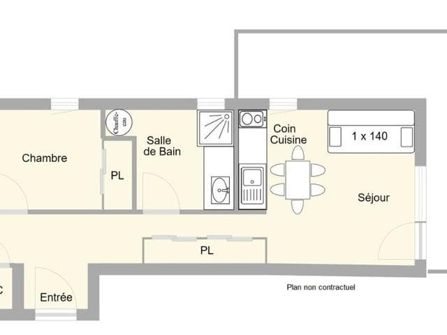 Appartement 2 pièces au cœur des Saisies - Balcon Sud, Box inclus, 5 pers FR-1-594-321 - Les Saisies