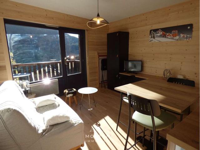 Studio rénové pour 4 au Grand-Bornand, balcon, casier à ski FR-1-458-194 - Le Grand Bornand