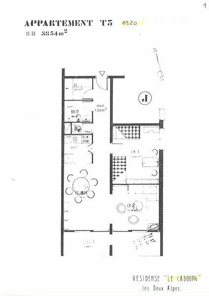 Appartement Cabourg B N°20 - 3P6 - Les Deux Alpes Centre