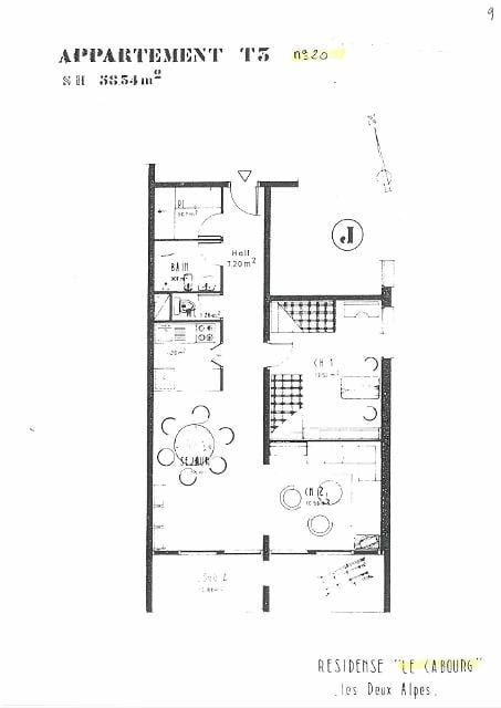 Appartement Cabourg - 20 - Appt belle expo - 6 pers - Les Deux Alpes Centre