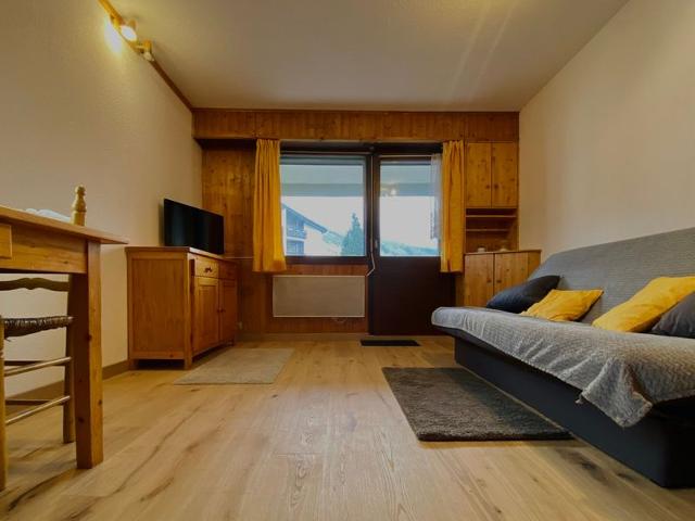 Studio cosy au cœur de Samoëns, proche commerces et ski bus, balcon, parking, animaux acceptés FR-1-624-157 - Samoëns