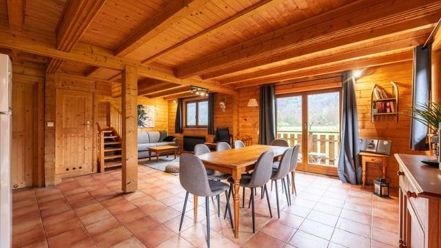 Chalet Bois de Champelle -7- Magnifique chalet 8 pers - Morillon 1100 Les Esserts