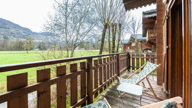 Chalet Bois de Champelle -7- Magnifique chalet 8 pers - Morillon 1100 Les Esserts