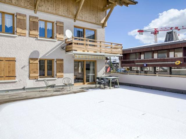 Appartement rénové 3 chambres centre Megève, près télécabine, terrasse 130m², parking, animaux OK FR-1-453-313 - Megève