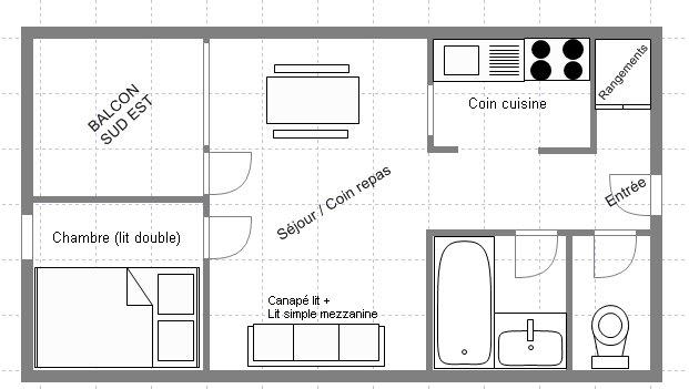 Appartement Praz De L'ours B PURSII38 - Vallandry