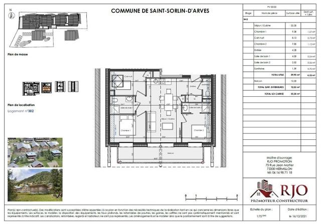 Appartement Hameau Du Moulin HM 302 - Saint Sorlin d'Arves