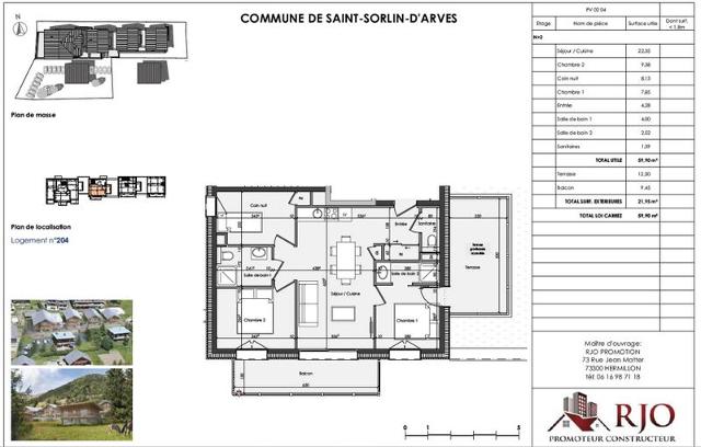 Appartement Hameau Du Moulin HM 204 - Saint Sorlin d'Arves