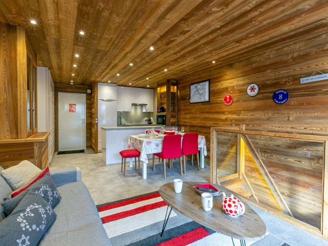 Spacieux duplex 3P avec wifi et balcon sud, parking inclus, près des pistes à Val-d'Isère FR-1-694-27 - Val d’Isère Centre