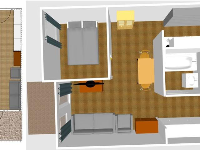 Appartement tout équipé avec balcon et garage, à 10min des commerces, navette gratuite. FR-1-694-349 - Val d’Isère Centre