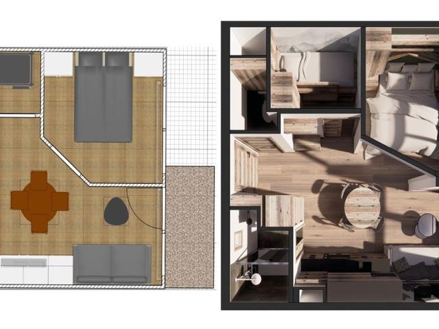 Appartement skis aux pieds avec parking et wifi au cœur de Val-d’Isère FR-1-694-317 - Val d’Isère Centre