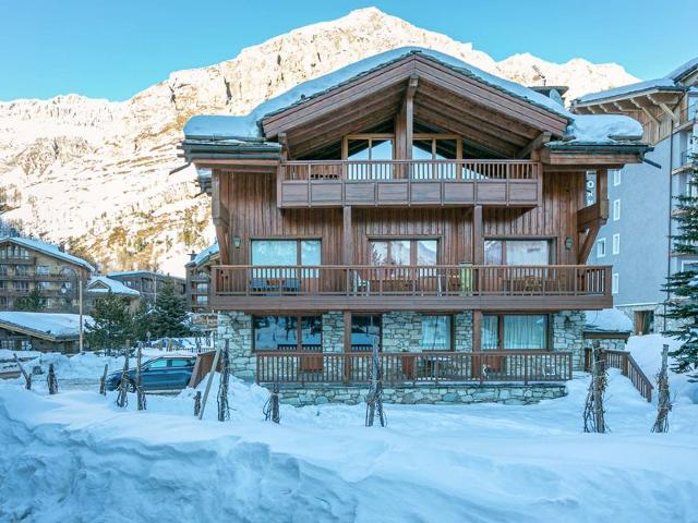 Appartement cocooning skis aux pieds avec terrasse Sud, Wi-Fi et équipements complets FR-1-694-28 - Val d’Isère Centre