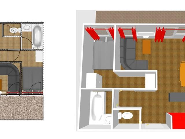 Studio cabine cosy aux pieds des pistes avec wifi et parking FR-1-694-178 - Val d’Isère Centre