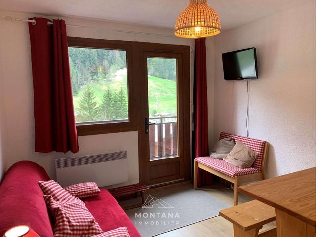 Confortable T2 avec coin nuit pour 4 au Grand-Bornand FR-1-458-203 - Le Grand Bornand