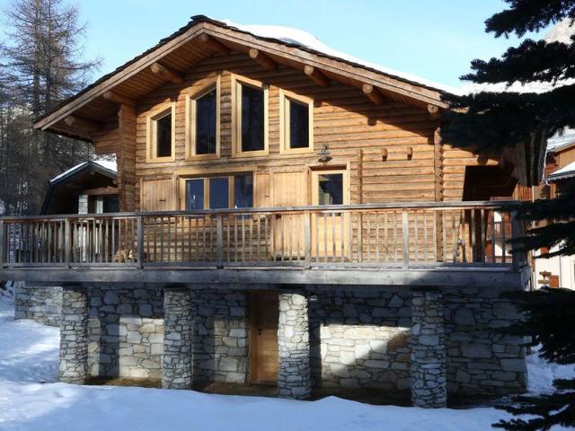 Chalet indépendant haut de gamme avec cheminée, grande terrasse, proche des pistes à Val-d'Isère FR- - Val d’Isère Centre