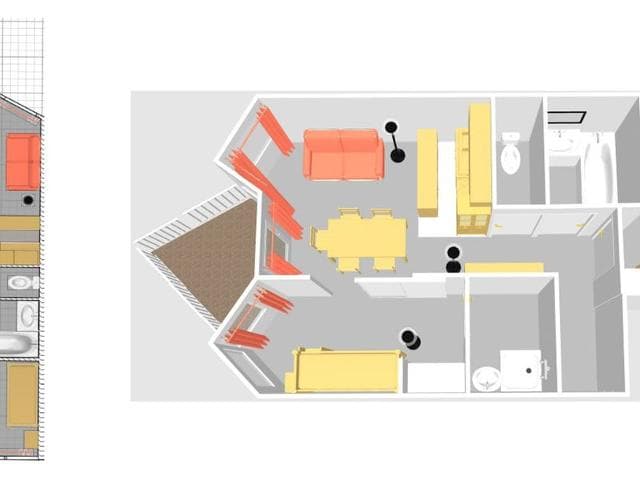 Appartement aux pieds des pistes, exposé Sud, 6 pers, animaux acceptés FR-1-694-227 - Val d’Isère La Daille