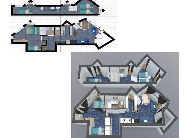 Appartement skis aux pieds avec mezzanine et WiFi FR-1-694-263 - Val d’Isère La Daille