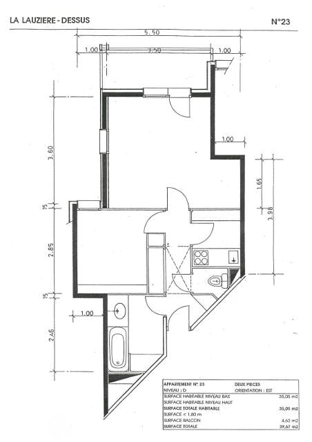 Appartement Lauzière-Dessus G481 - Valmorel