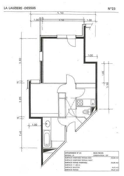 Appartement Lauzière-Dessus G481 - Valmorel