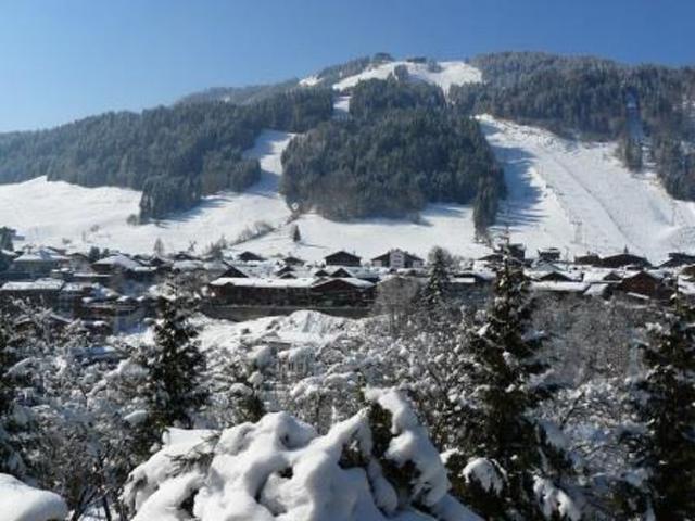 Studio lumineux avec mezzanine, balcon, casier à skis et parking à 5 min du centre de Morzine. FR-1-524-87 - Morzine