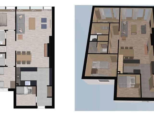 Charmant appartement 4 pièces avec WIFI à Val-d'Isère FR-1-694-36 - Val d’Isère Centre