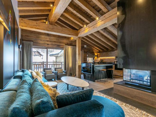 Appart luxueux avec cheminée, proche des pistes, WiFi, 10 pers FR-1-694-90 - Val d’Isère Centre