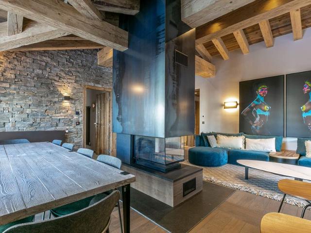 Appart luxueux avec cheminée, proche des pistes, WiFi, 10 pers FR-1-694-90 - Val d’Isère Centre