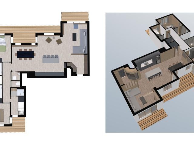 Luxueux appartement 4 pièces avec balcon, wifi, parking et services de conciergerie FR-1-694-30 - Val d’Isère Centre