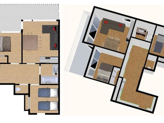 Charmant 3 pièces avec balcon, vue, et WiFi à Val-d'Isère FR-1-694-201 - Val d’Isère Centre