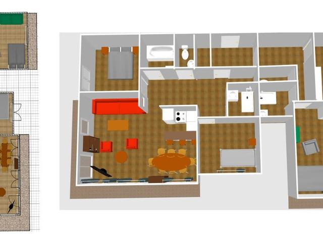 Appartement de charme avec balcon, 8 pers, décor raffiné, au cœur de Val-d’Isère, proche des pistes - Val d’Isère Centre