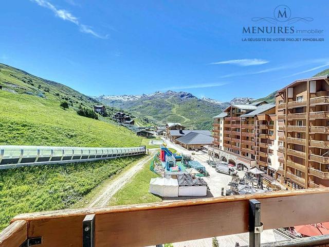 Studio cabine 4 pers, balcon sud, animaux admis, parking, pied des pistes Les Menuires FR-1-178-392 - Les Menuires Bruyères