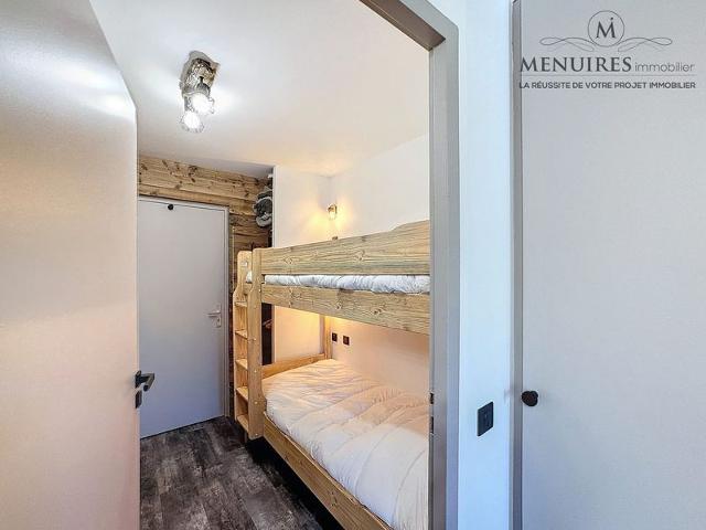 Studio cabine 4 pers, balcon sud, animaux admis, parking, pied des pistes Les Menuires FR-1-178-392 - Les Menuires Bruyères