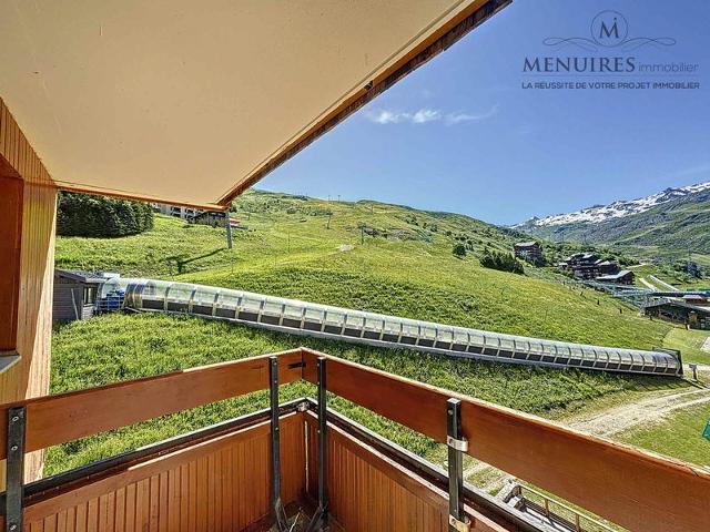 Studio cabine 4 pers, balcon sud, animaux admis, parking, pied des pistes Les Menuires FR-1-178-392 - Les Menuires Bruyères