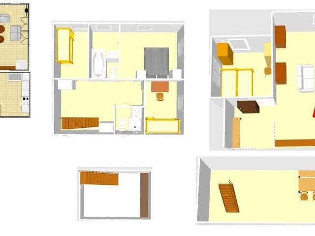 Appartement duplex de haut standing, skis aux pieds, 82m², 8 pers., cheminé, au cœur de Val d'Isère - Val d’Isère Centre